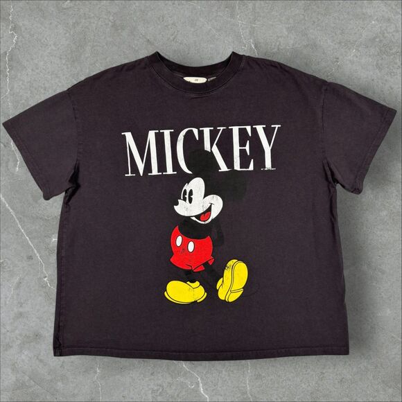 Disney x H&M Mickey Mouse Men’s Vintage Style Tee Shirt Top Size - XL - Picture 1 of 7